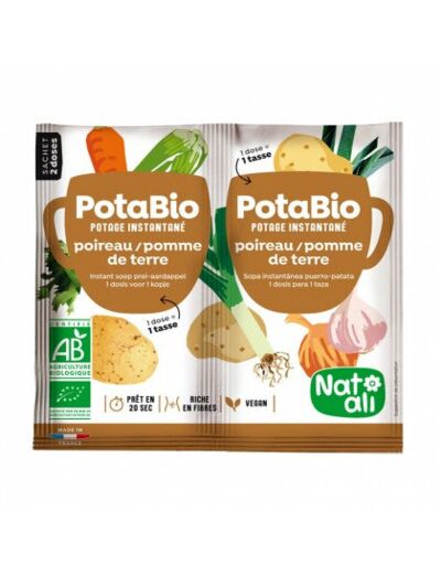 Potage Potabio poireau Pomme de Terre-17g-Natali