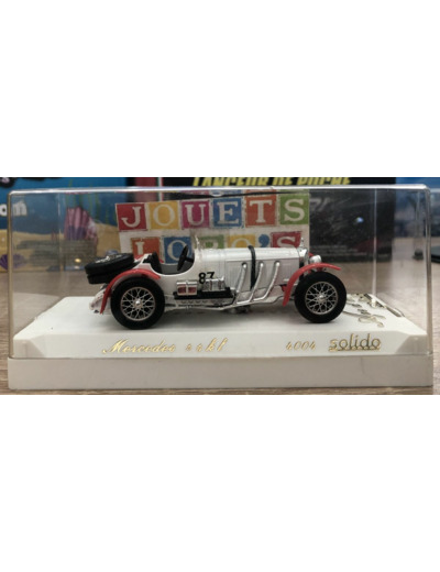 MERCEDES SSKL 1931 BLANCHE SOLIDO 1/43 BOITE D'ORIGINE