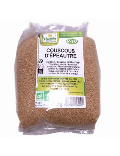 Couscous d'Épeautre Bio 500g