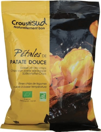 CHIPS PETALES DE PATATE DOUCE 70G CROUSTISUD