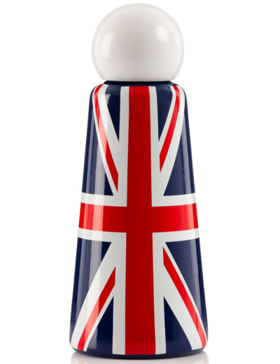 Gourde Skittle Lund London - Le Drapeau Anglais - 500 ml - La meilleur prise en main du marché, Garantie 0 fuites.