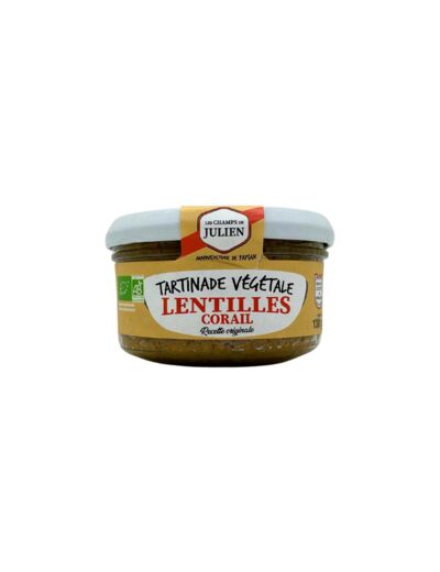 Tartinade végétale Lentilles Corails