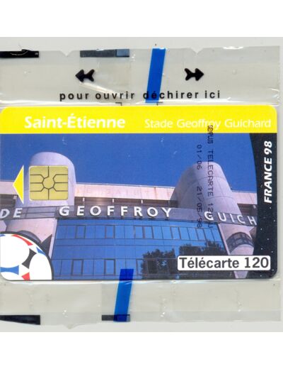 TELECARTE NSB 120 UNITES 06/98 SAINT ETIENNE STADE GEOFFROY GUICHARD F 880