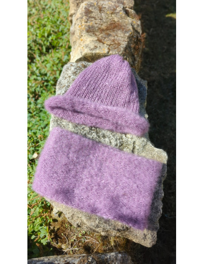 Bonnet FLOCON - Mauve