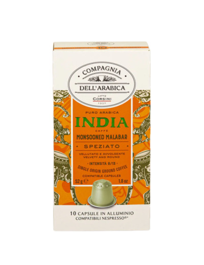 Café India 100% Arabica 10 Capsules 52G