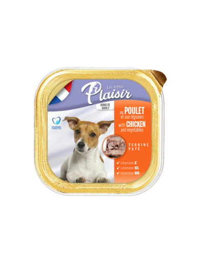 Repas plaisir Chien, Pâtée au POULET et aux Légumes - 300g