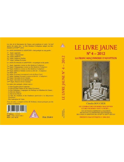 Le Livre Jaune N°04 - 2012