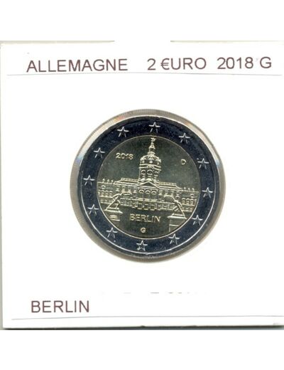 ALLEMAGNE 2018 G  2 EURO COMMEMORATIVE BERLIN SUP