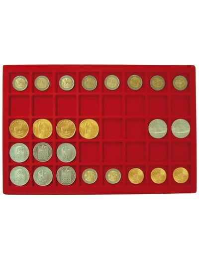 2 PLATEAUX 40 CASES ROUGE 232940-333884