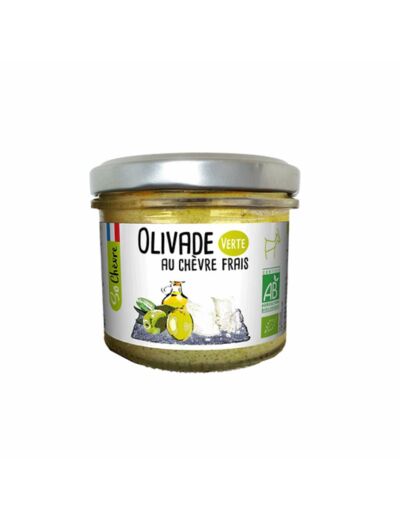 Olivade verte au chèvre frais Bio