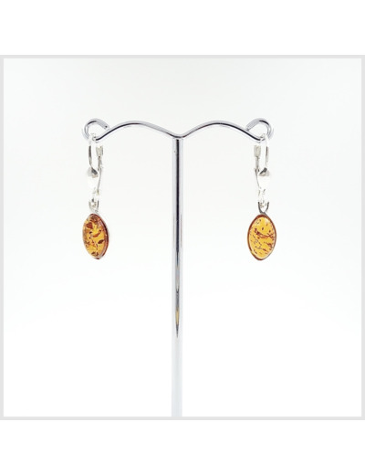 Boucles d'oreilles Ambre