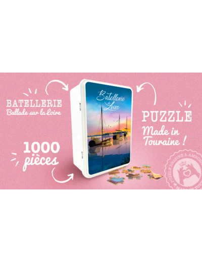 PUZZLE 1000 PIECES - BATELLERIE DE LOIRE