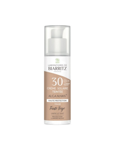 Crème solaire visage teintée SPF 30 Beige 50ml