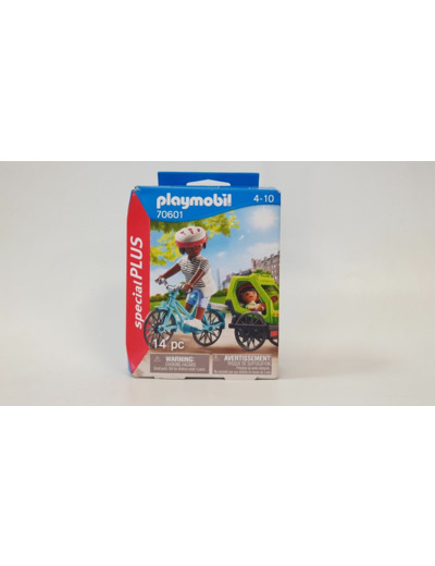 PLAYMOBIL 70601 CYCLISTES MAMAN ET ENFANT PLAYMOBIL SPECIAL PLUS BOITE NEUVE