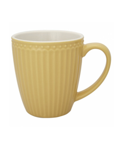 Mug Alice jaune moutarde Greengate
