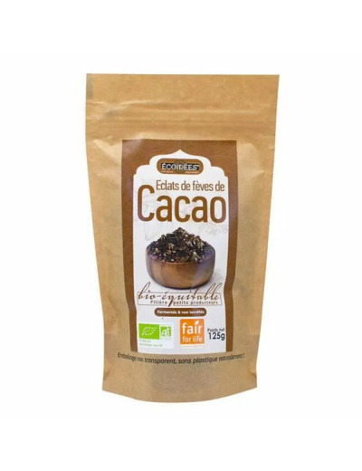 Eclats de fèves de Cacao Bio-Ecoidées