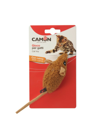 Jouet chat, Peluche souris - 20cm