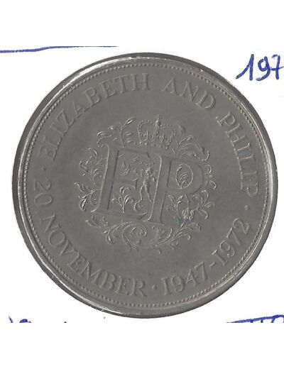 GRANDE BRETAGNE 25 NEW PENCE 1972 TTB+