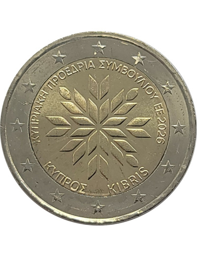CHYPRE 2026 2 EURO PRESIDENCE DE L'UE UNC