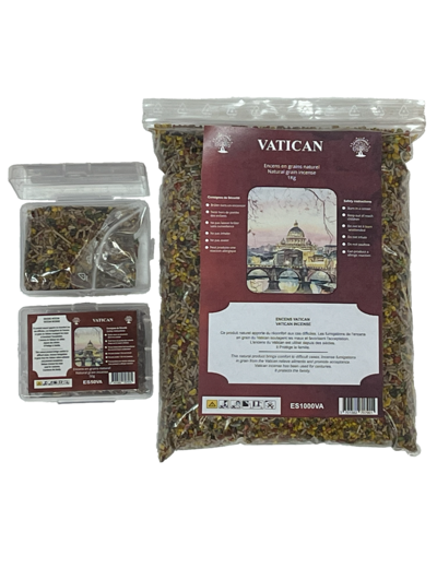 Encens en Grains Vatican - Boite transparente de 50gr