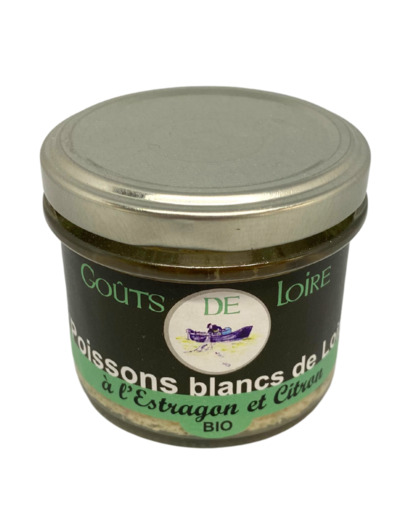 Rillettes poissons blancs de Loire à l’estragon et Citron