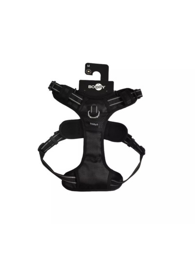 Bobby - Harnais confort noir pour chiens