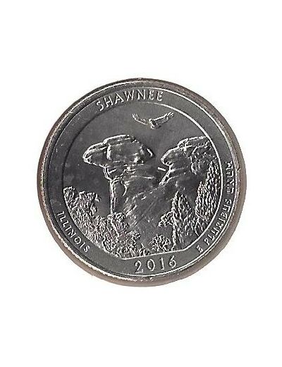 AMERIQUE (U.S.A) 1/4 DOLLAR 2016 D SHAWNEE SUP