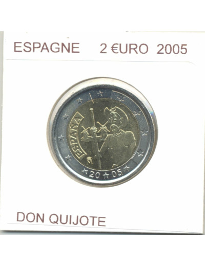 ESPAGNE 2005 2 EURO COMMEMORATIVE DON QUICHOTE SUP
