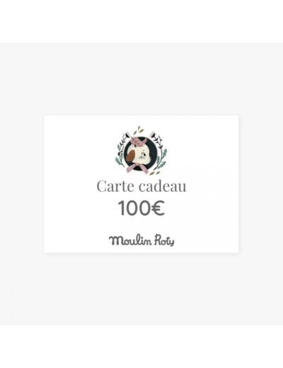 Carte cadeau 100 euros