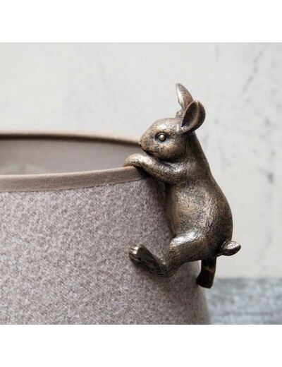 Petite suspension lapin 10x5x6 cm