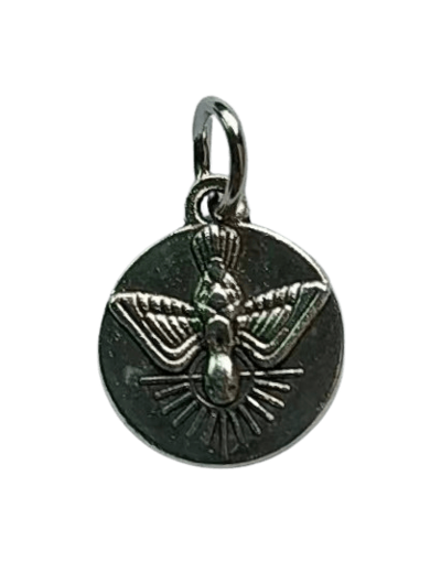 Médaille 13mm en Métal Argenté - ST ESPRIT