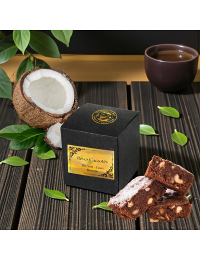 Thé Vert Rêves Cacaotés - Noix de Coco / Brownie