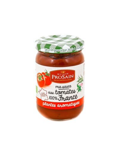 Sauce Tomates 100% France Bio 200g