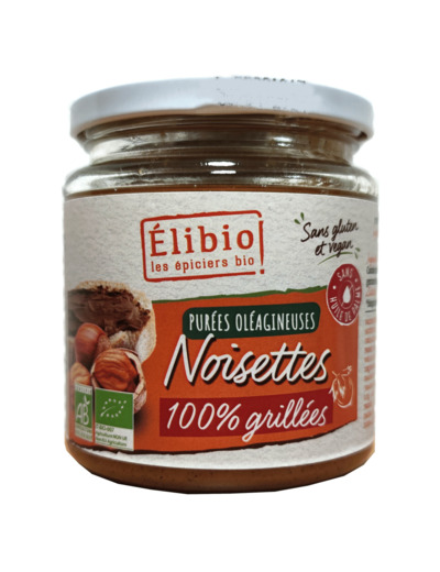 Purée de Noisettes 100% Grillées Bio 250g