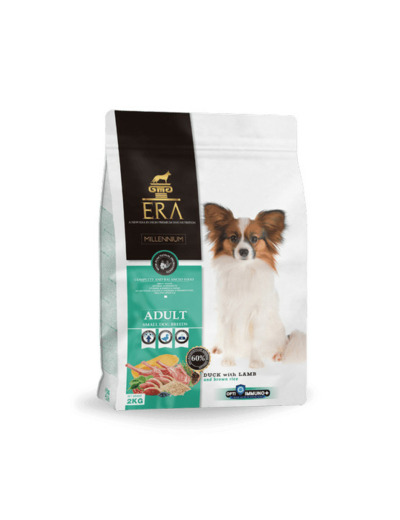 ERA Millenium, Canard & agneau pour chien adulte (petite race) - 2KG