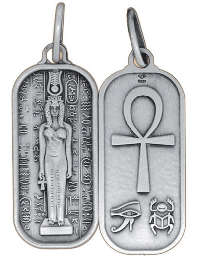 Pendentif en Argent 32*15mm - PENTACLE D'ATHOR