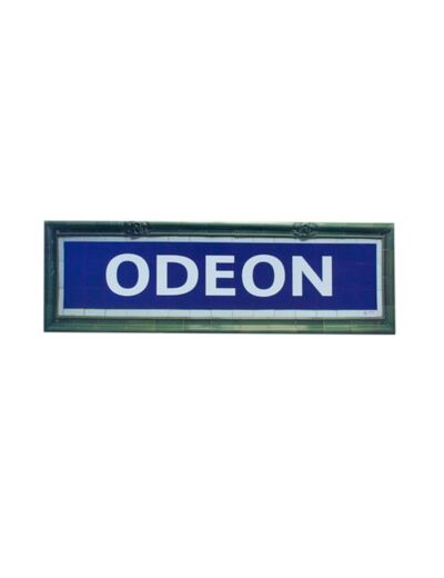 Plaque Métro Odéon