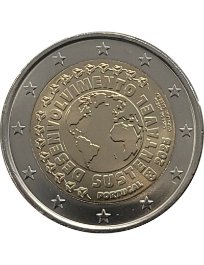 PORTUGAL 2025 2 EURO DEVELOPPEMENT DURABLE UNC