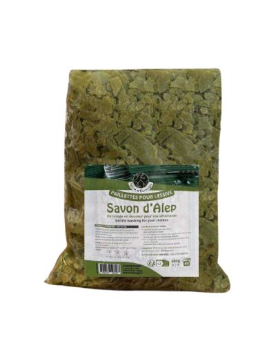 Lessive en paillettes savon d'Alep Terre d'Ecologis 800 g