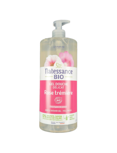 Gel Douche Délicat Rose trémière