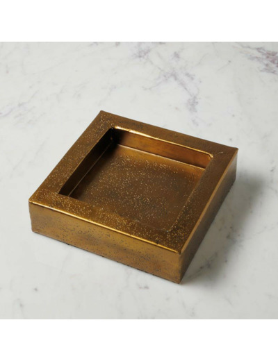 Plateau carré Zeus aluminium 5x20x20cm