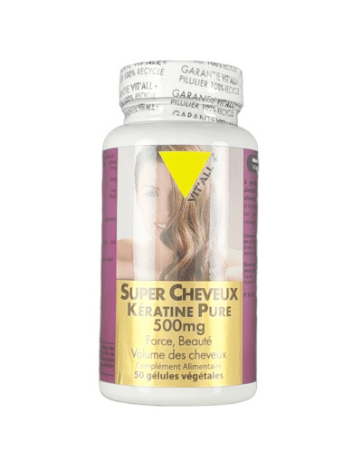 Super Cheveux Kératine Pure 50 gélules végétales