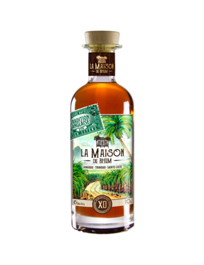 Rhum Vieux XO Jamaïque Trinidad Sainte-Lucie Tradition Anglaise 45%