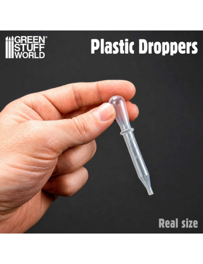 Pipettes plastique - Goutte à Goutte - 50pcs