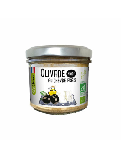 Olivade noire au chèvre frais Bio