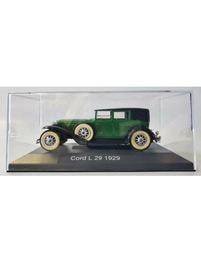 CORD L 29 VERT 1929 SOLIDO 1/43 AVEC BOITE