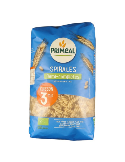Spirales Demi-Complètes 500g Bio