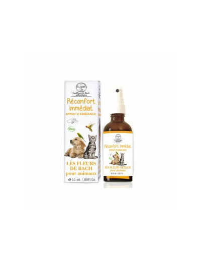Spray d'Ambiance Réconfort Immédiat Animaux-50ml-Elixir&Co