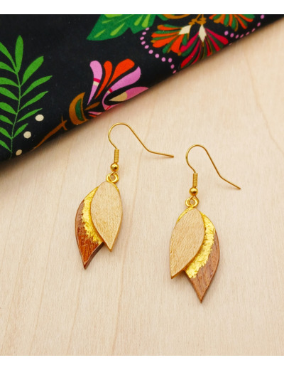 BOUCLES D'OREILLES Plaqué Or