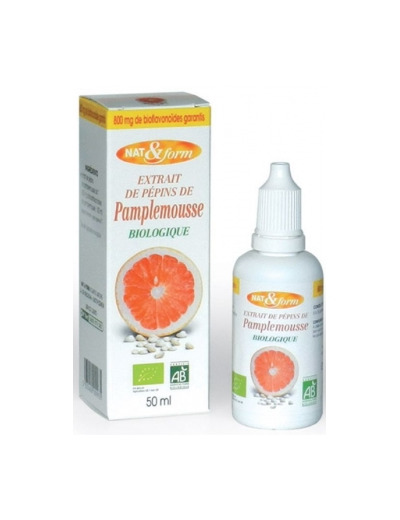 Extrait de pépins de pamplemousse bio 800mg 50ml